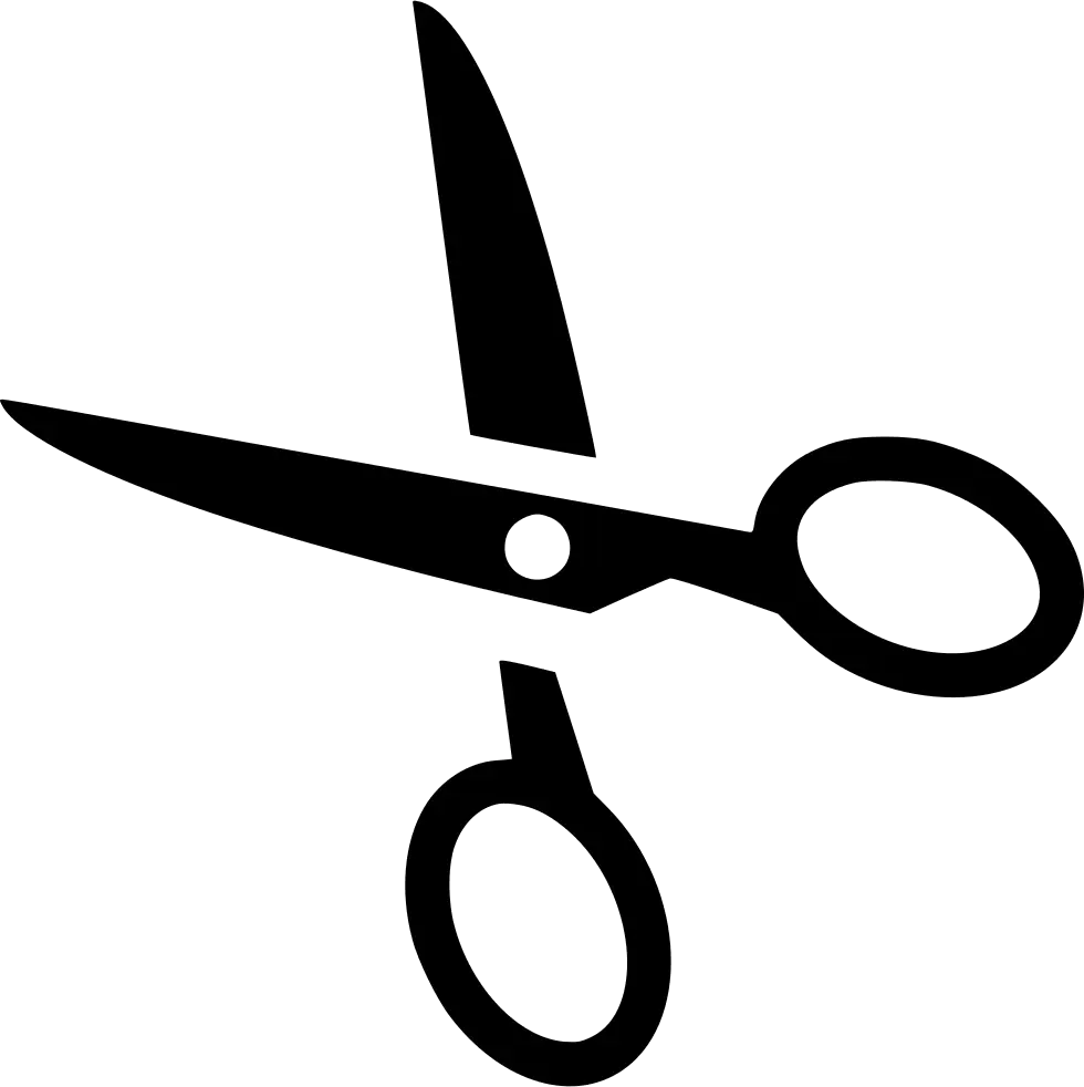 Black Scissors Silhouette Icon