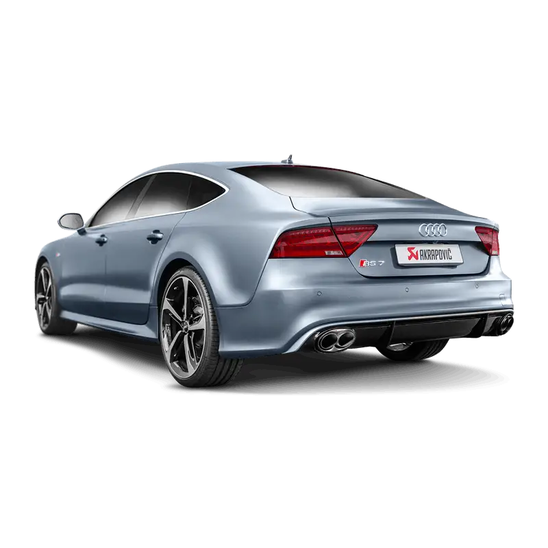 Silver Luxury Car Rear View