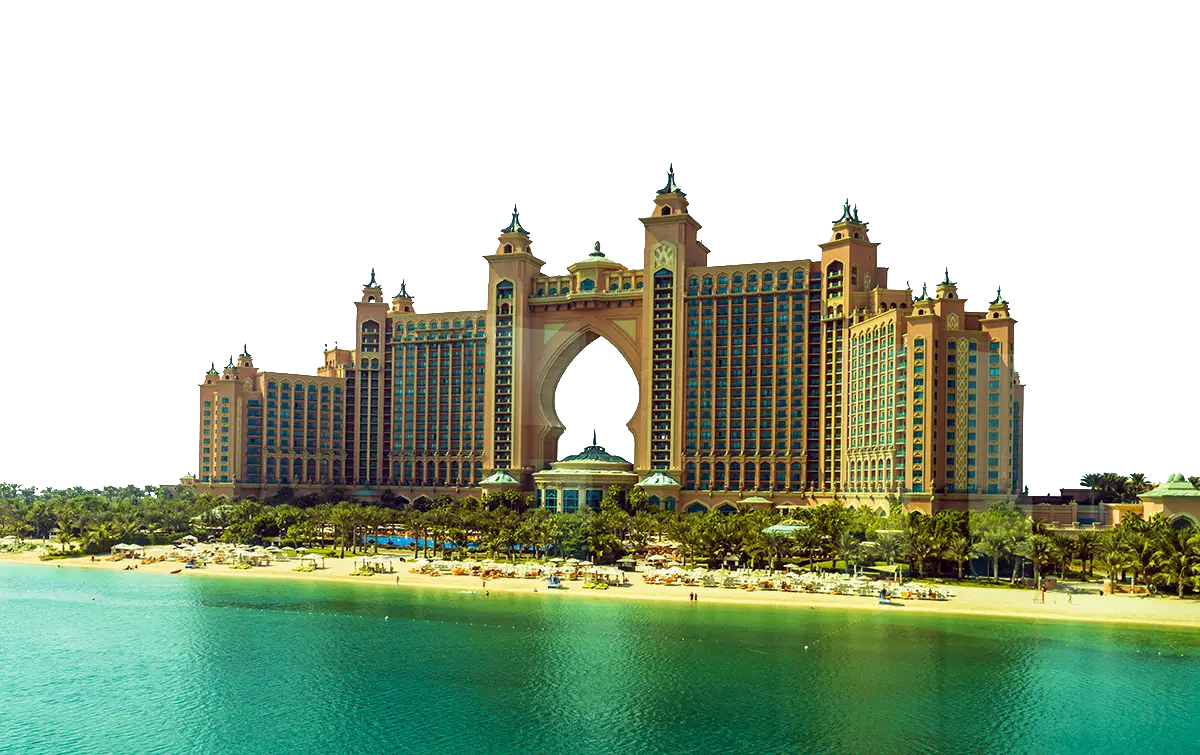 Luxury Resort Building on Waterfront