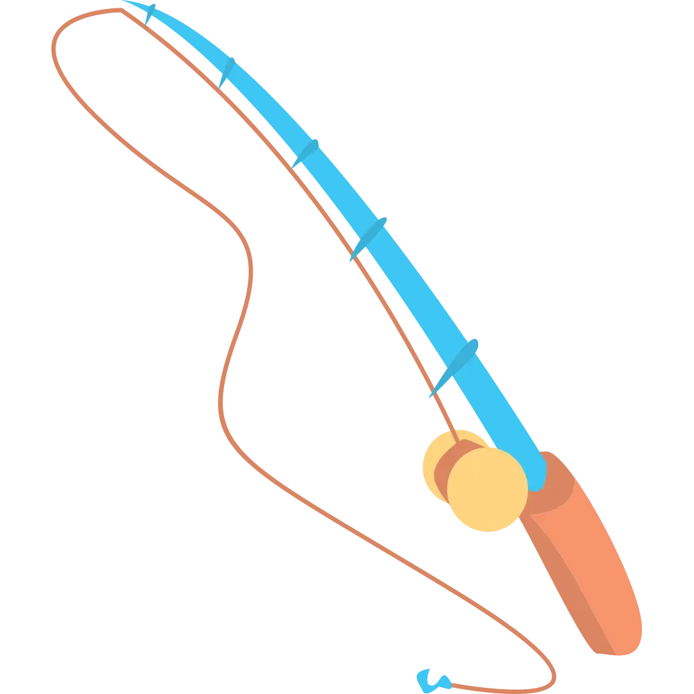 Colorful Fishing Rod
