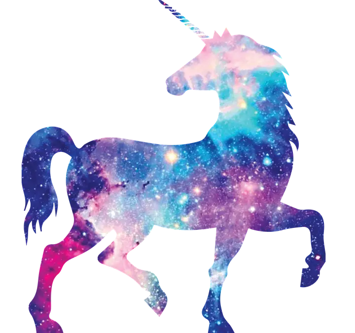 Galaxy Unicorn with Cosmic Colors