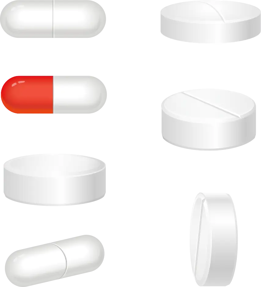 Various Pills and Capsules