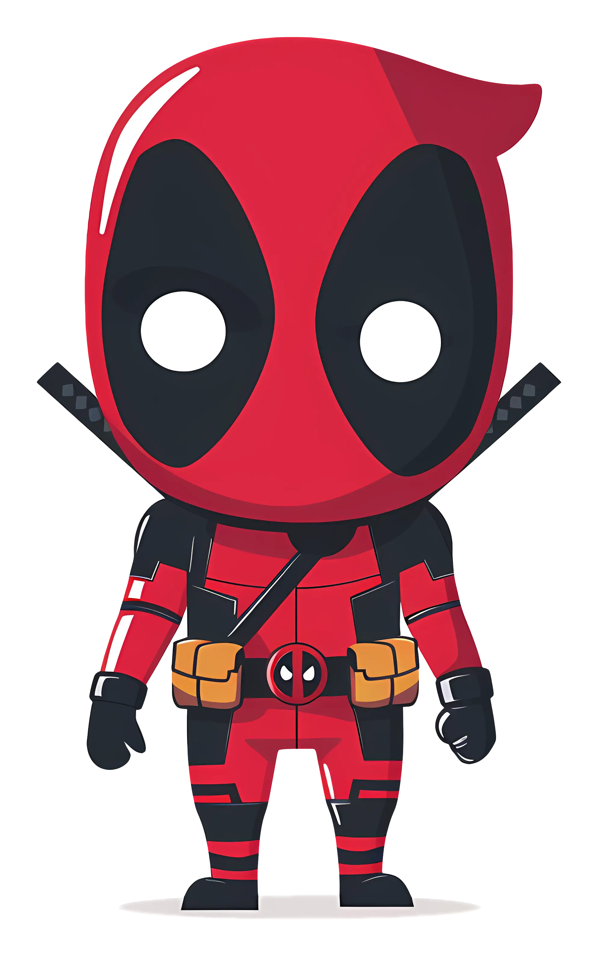 Red Superhero Character