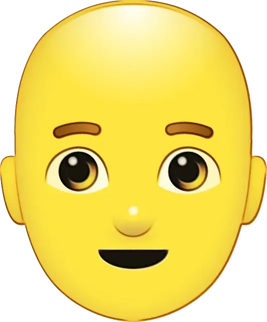 Smiling Yellow Emoji Face