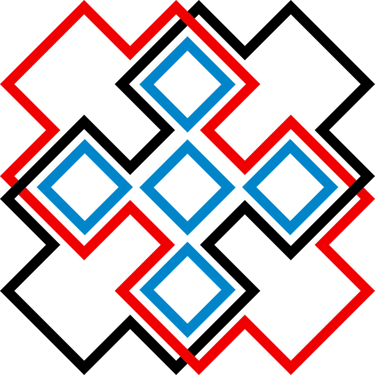 Colorful Geometric Abstract Design