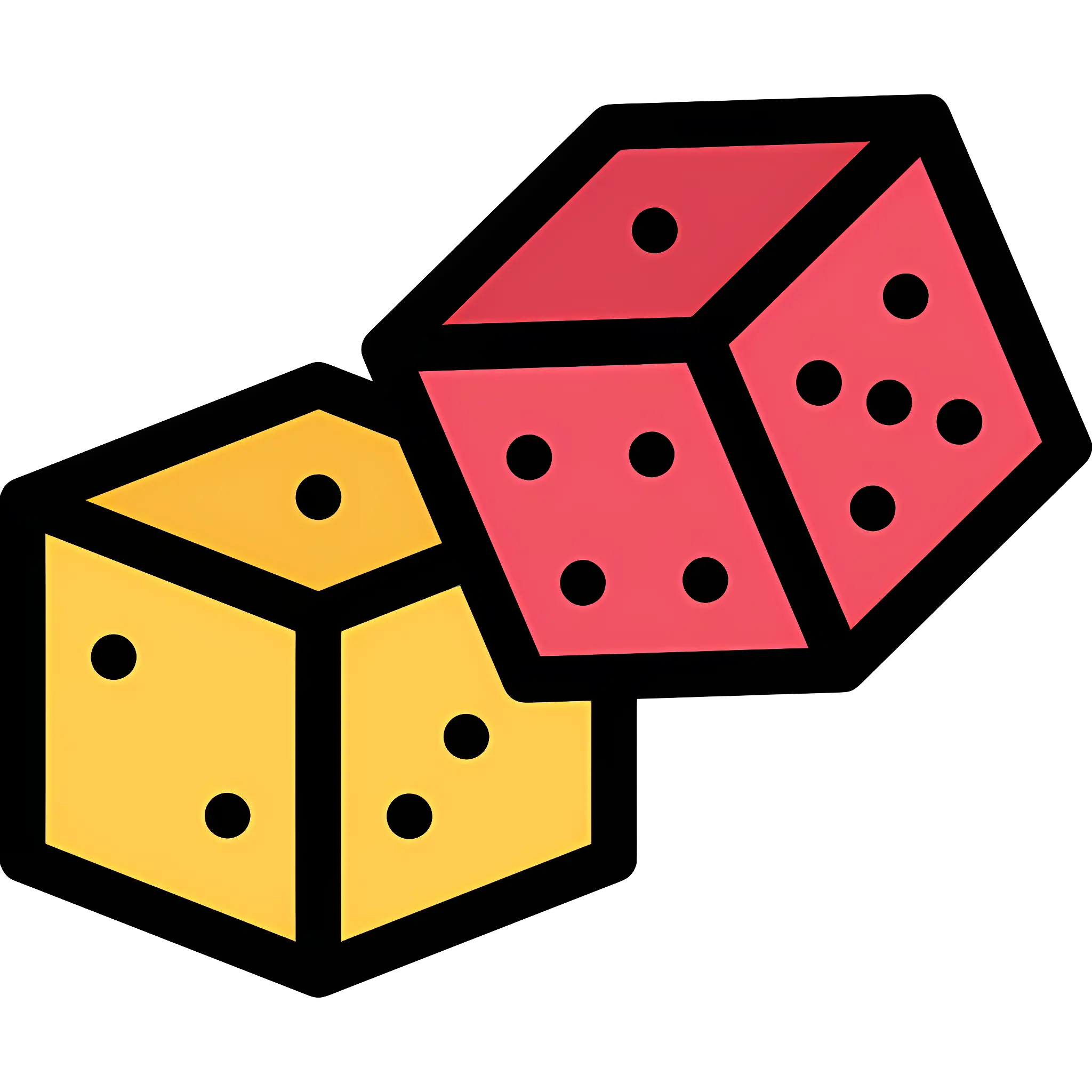 Colorful Dice for Games