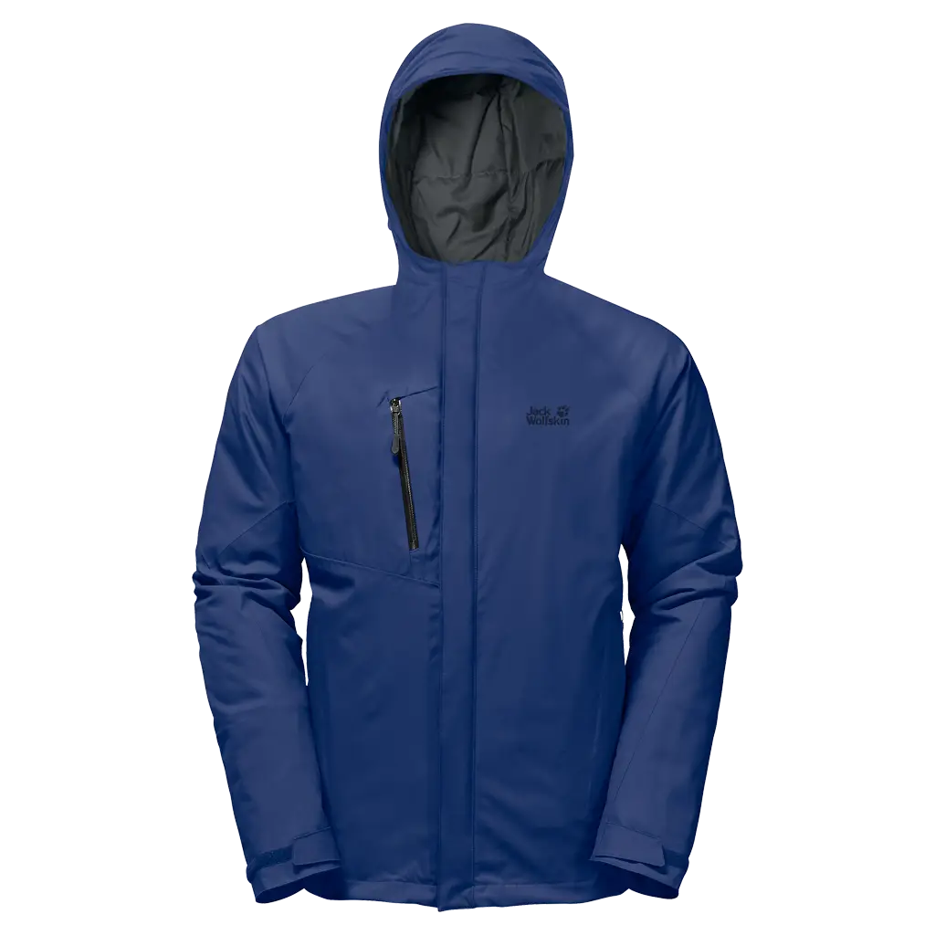 Blue Hooded Jacket for Outdoor Activities