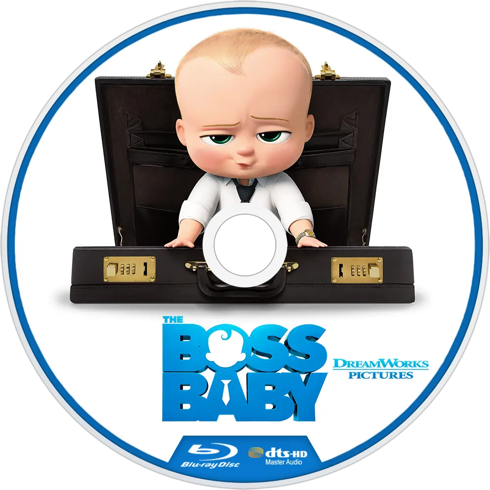 Boss Baby Blu-ray Disc Cover