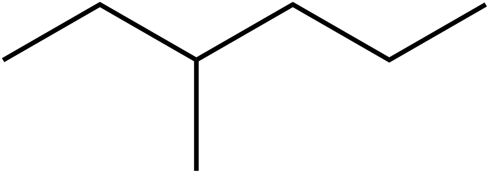 Hydrocarbon Chain Chemical Structure Diagram