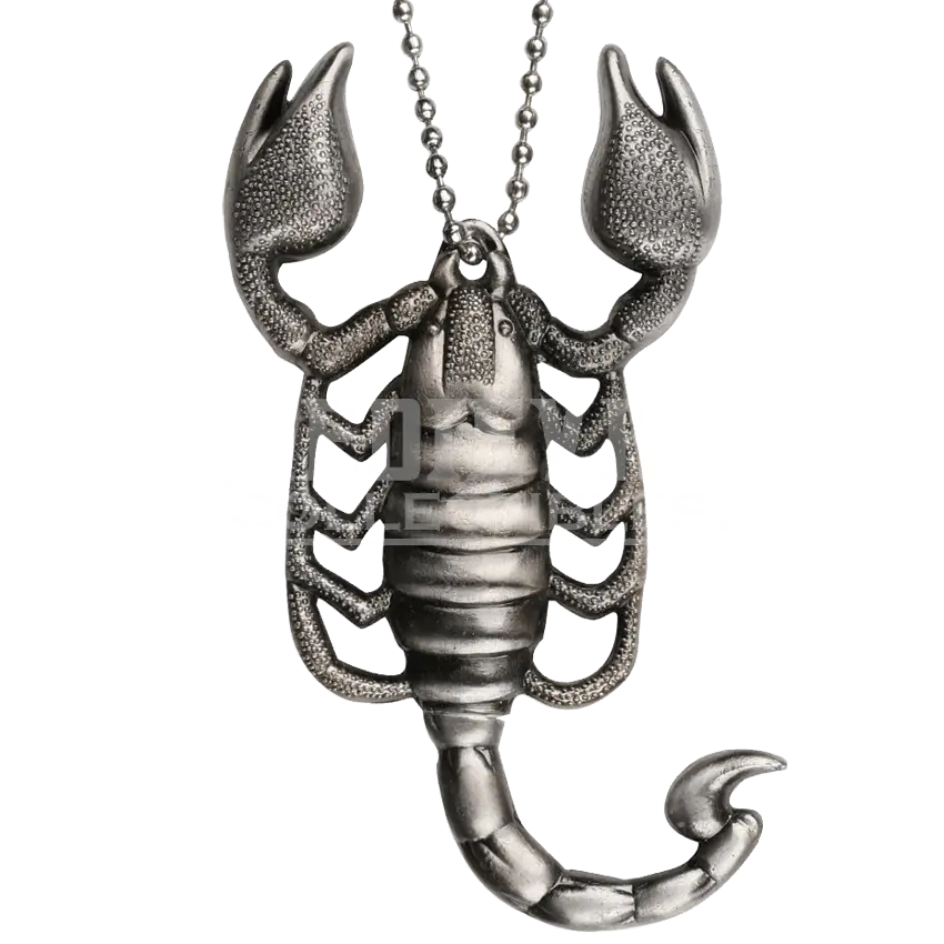 Metal Scorpion Pendant Necklace