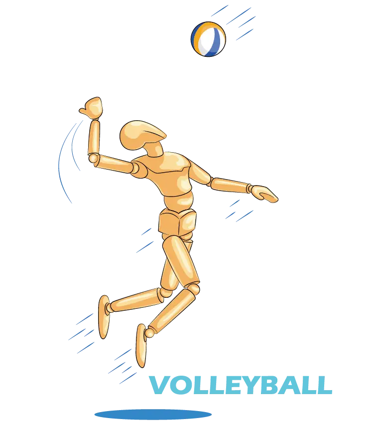 Volleyball Player in Action