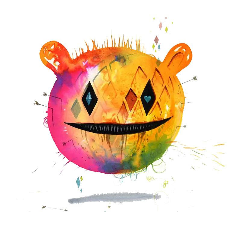 Colorful Abstract Face Art