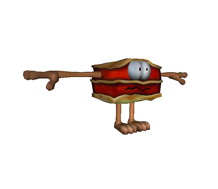 Cartoon Sandwich with Arms