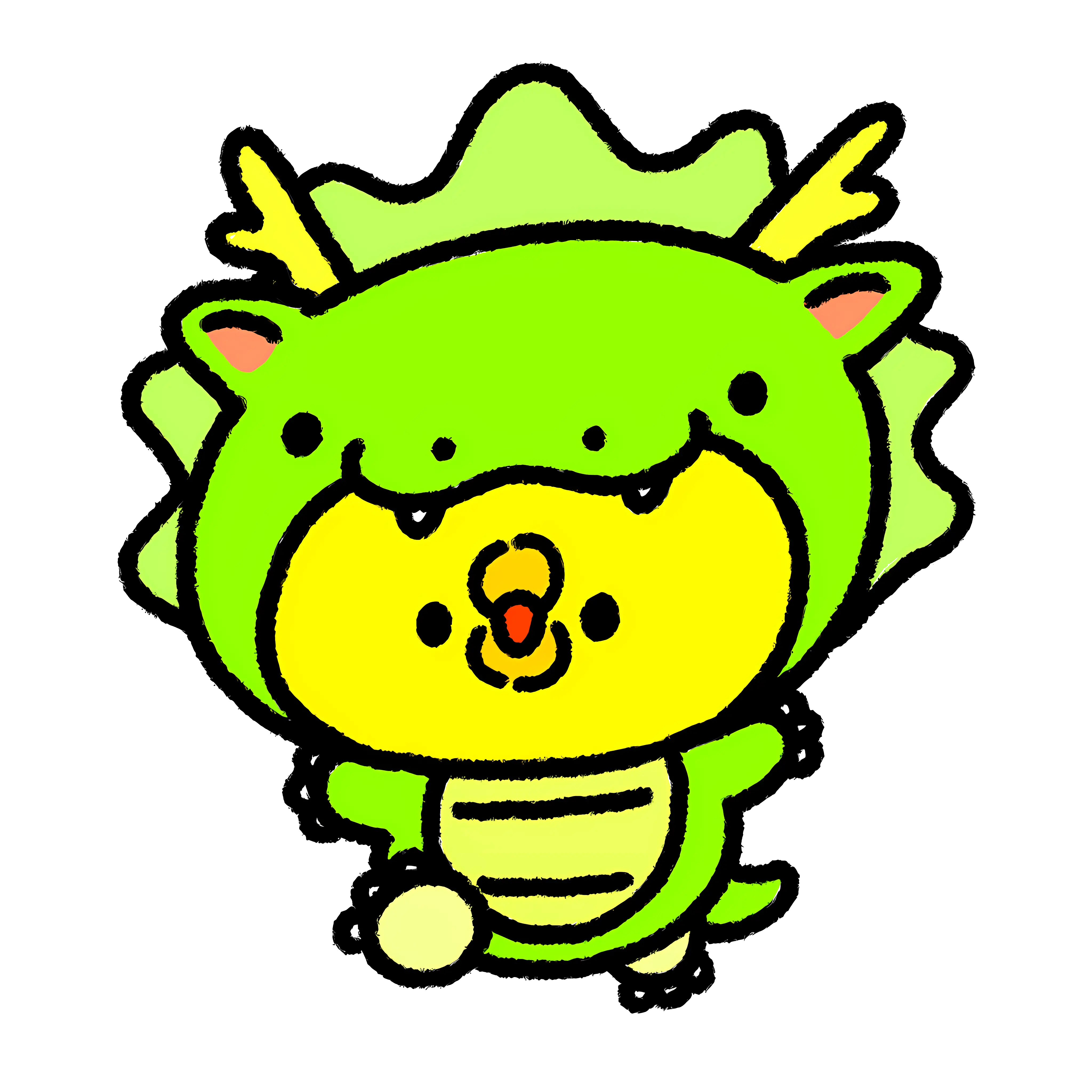 Cute Character in Dragon Costume