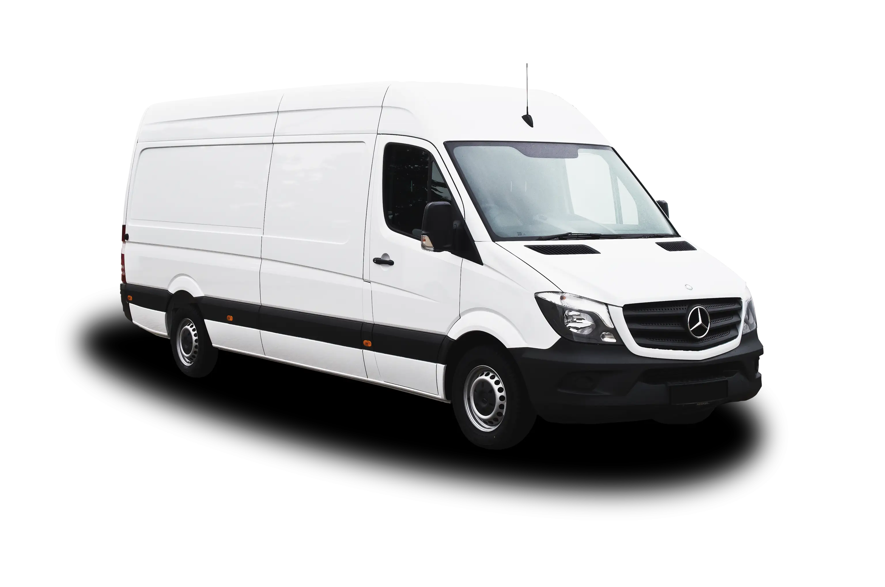 White Cargo Van for Commercial Transport