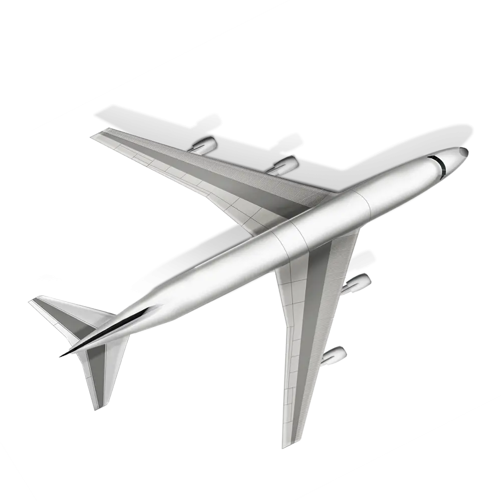 Modern Commercial Airplane Illustration
