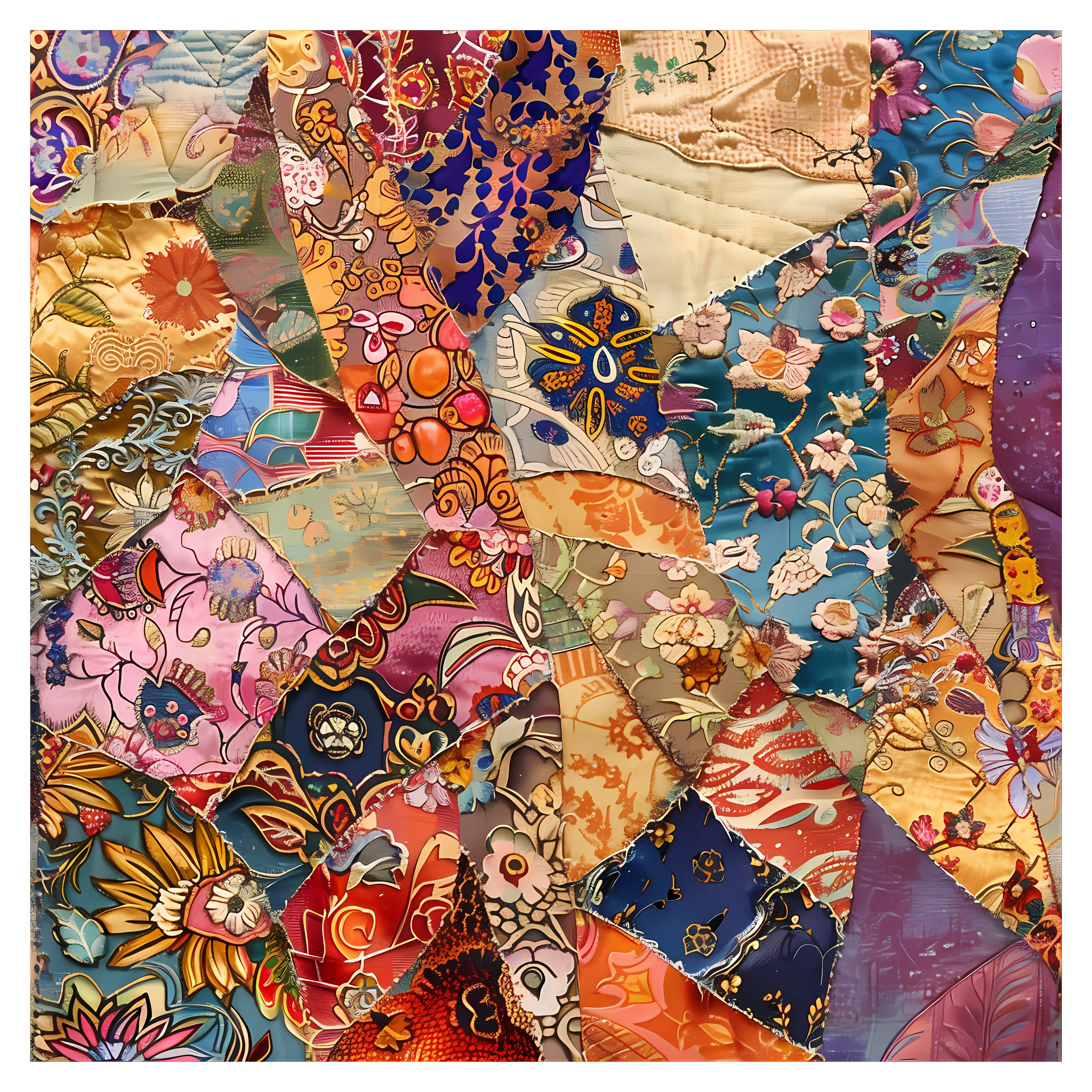 Colorful Patchwork Quilt