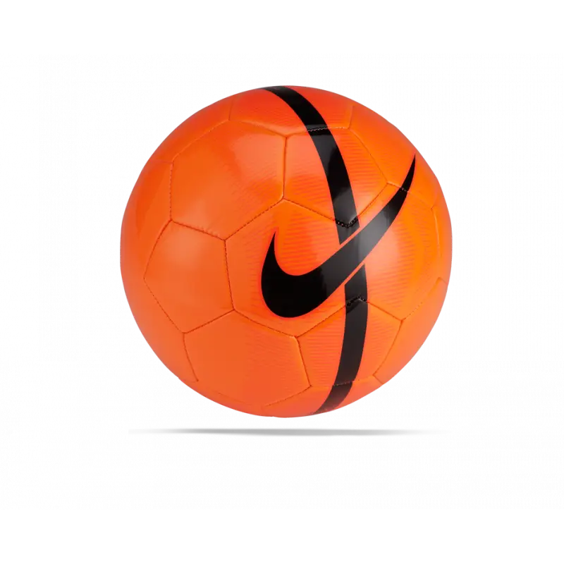 Bright Orange Soccer Ball Design