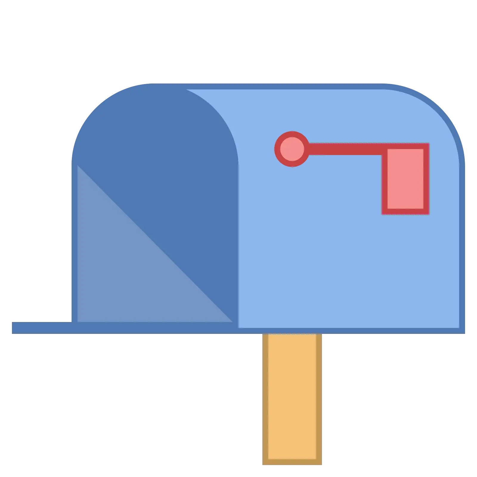 Blue Mailbox for Postal Service