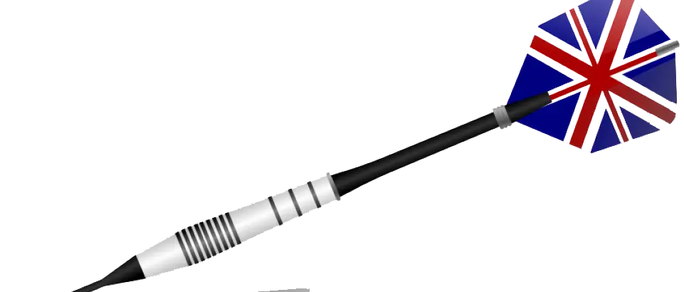 Dart with Union Jack Flights
