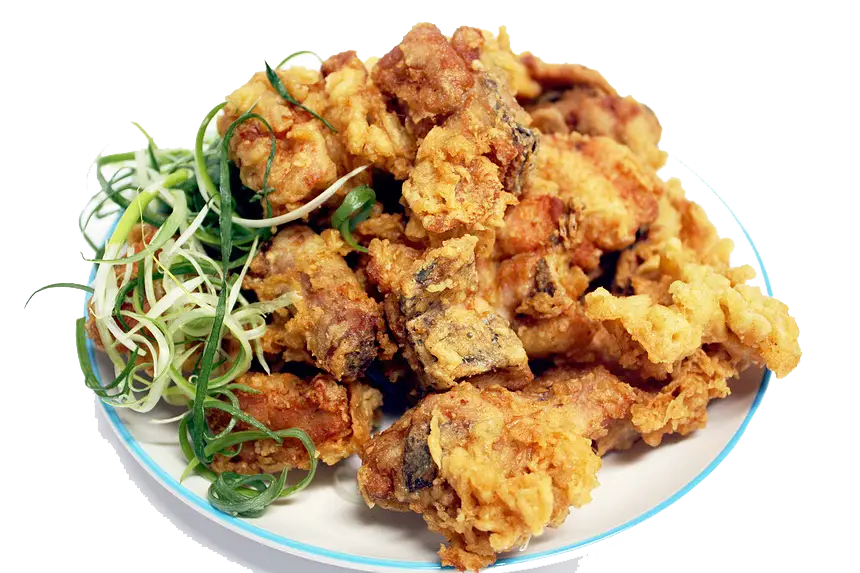 Plate of Fried Food