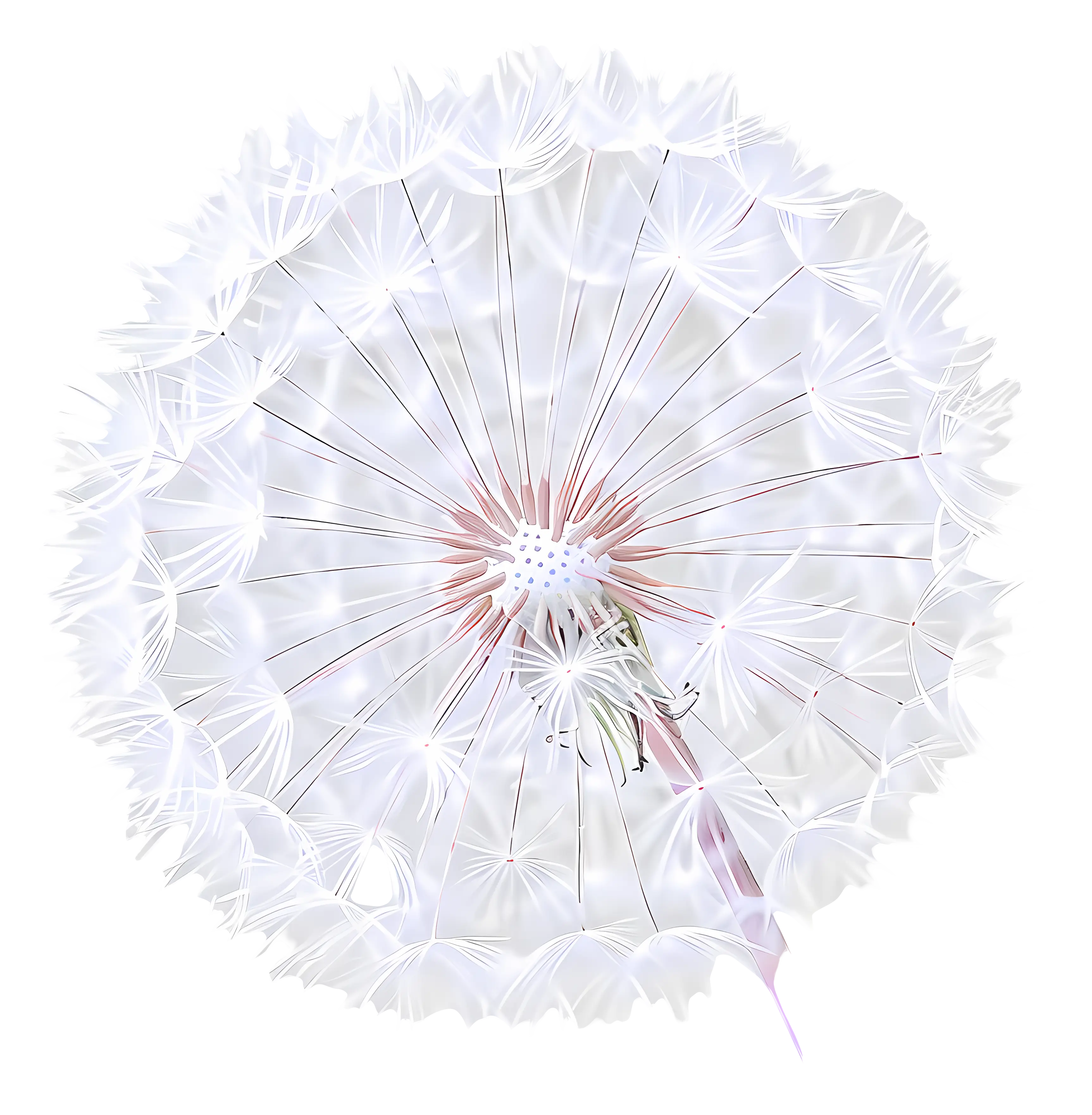 White Dandelion Flower