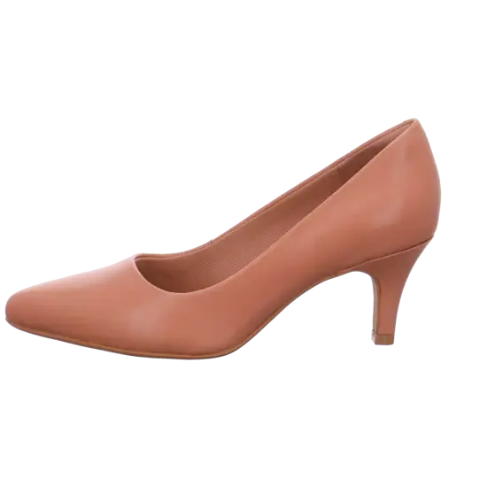 Elegant Tan High-Heeled Shoe for Women
