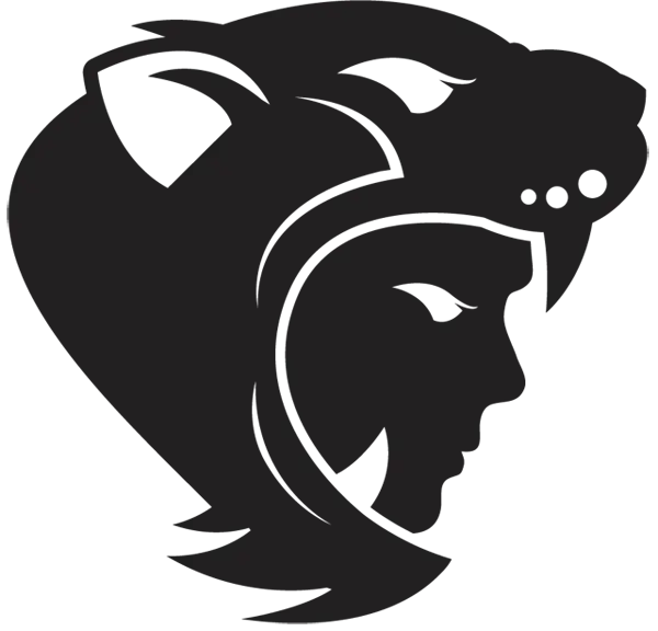 Majestic Lion Head Silhouette
