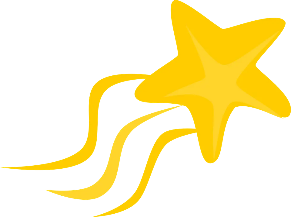Yellow Shooting Star