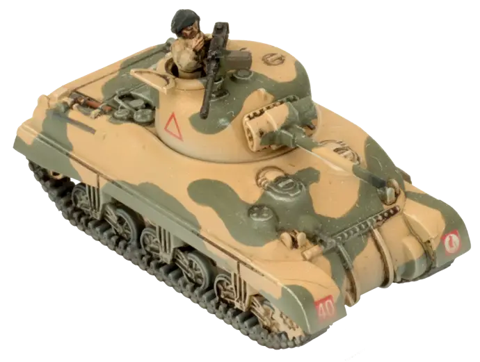 Camouflaged Miniature Tank Model