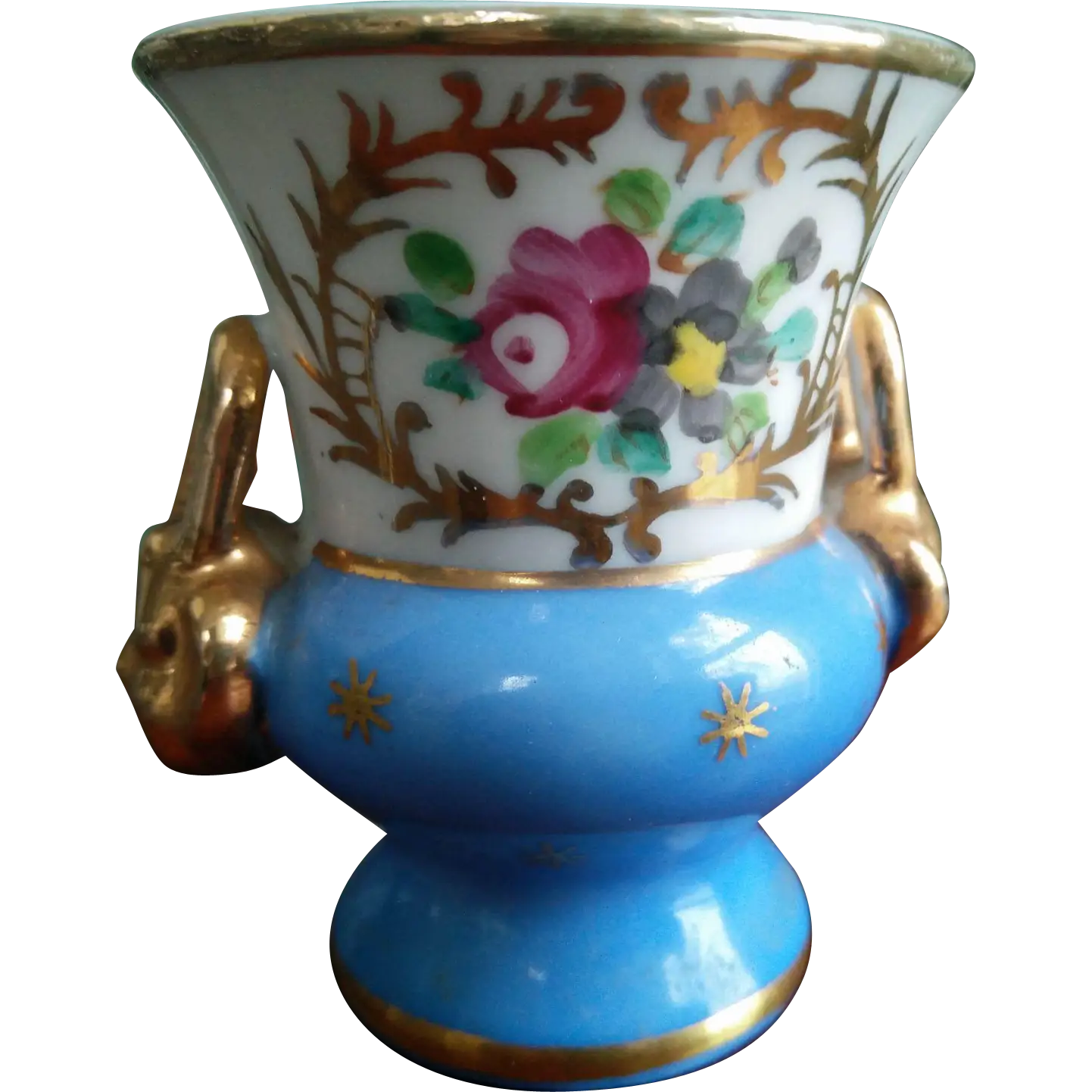 Decorative Ceramic Vase with Floral Design