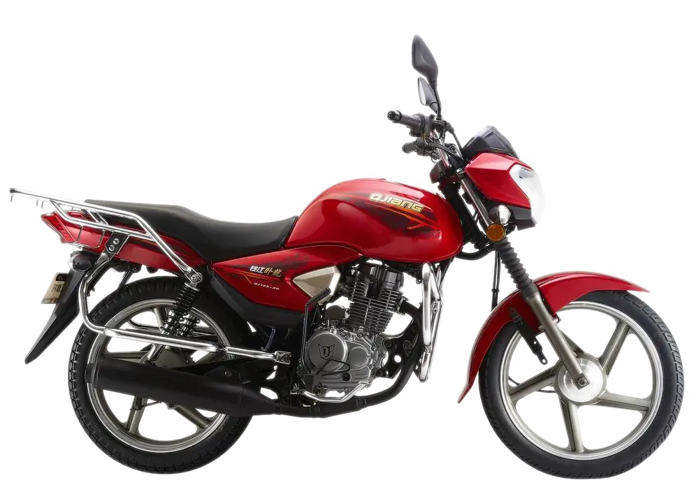 Red Motorcycle for Transportation