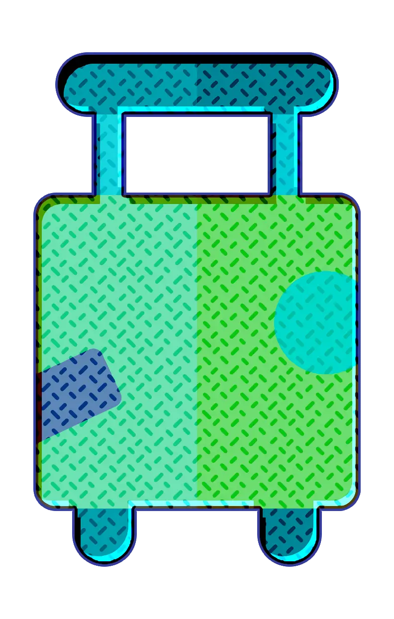 Colorful Suitcase Illustration