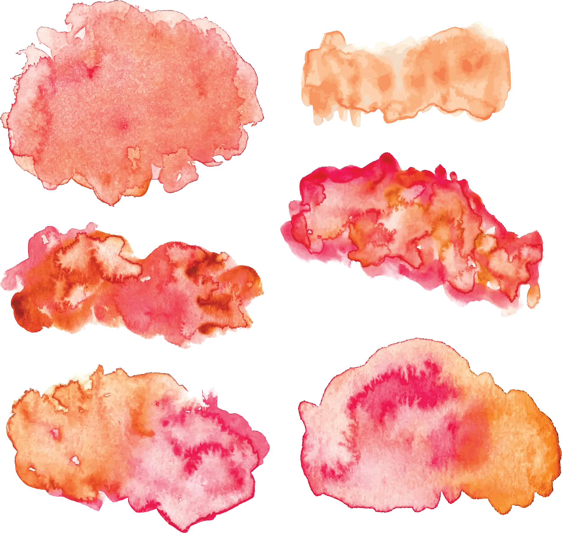 Abstract Watercolor Blobs