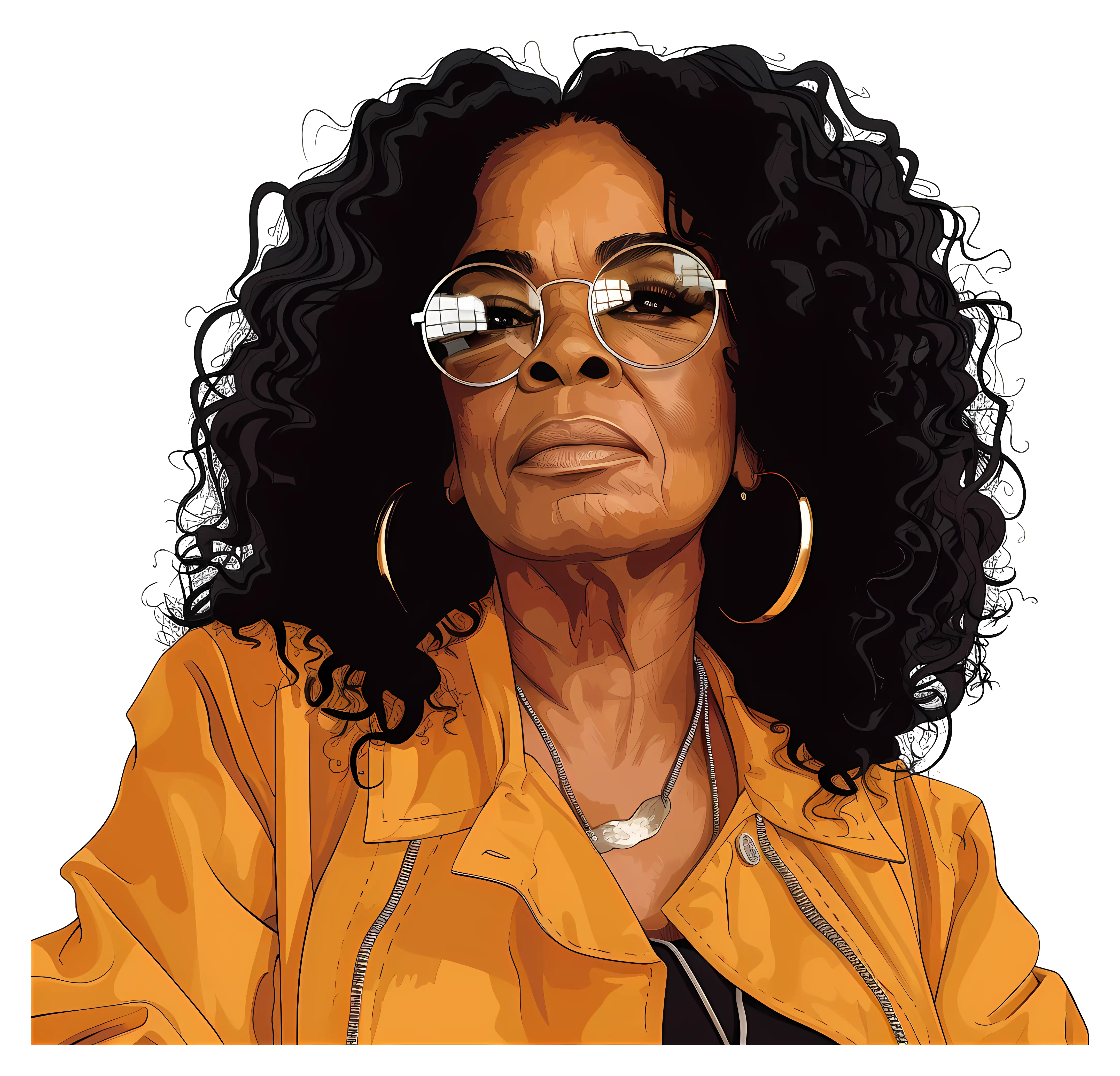 Stylish Woman in Sunglasses
