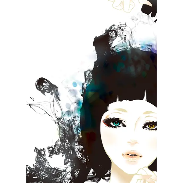 Colorful Abstract Portrait Artwork