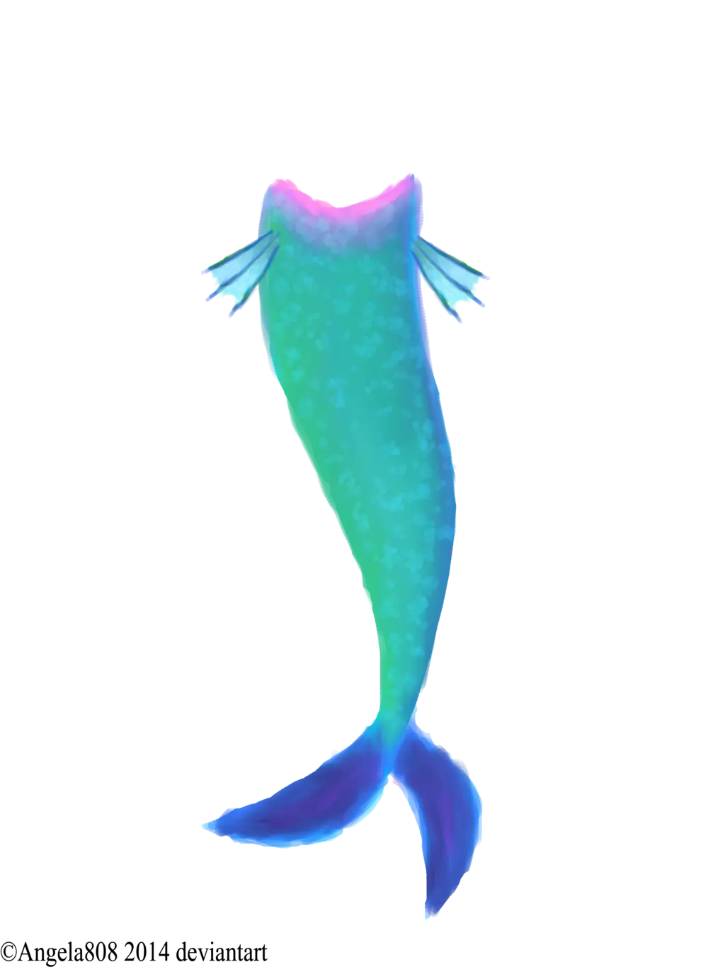 Colorful Mermaid Tail