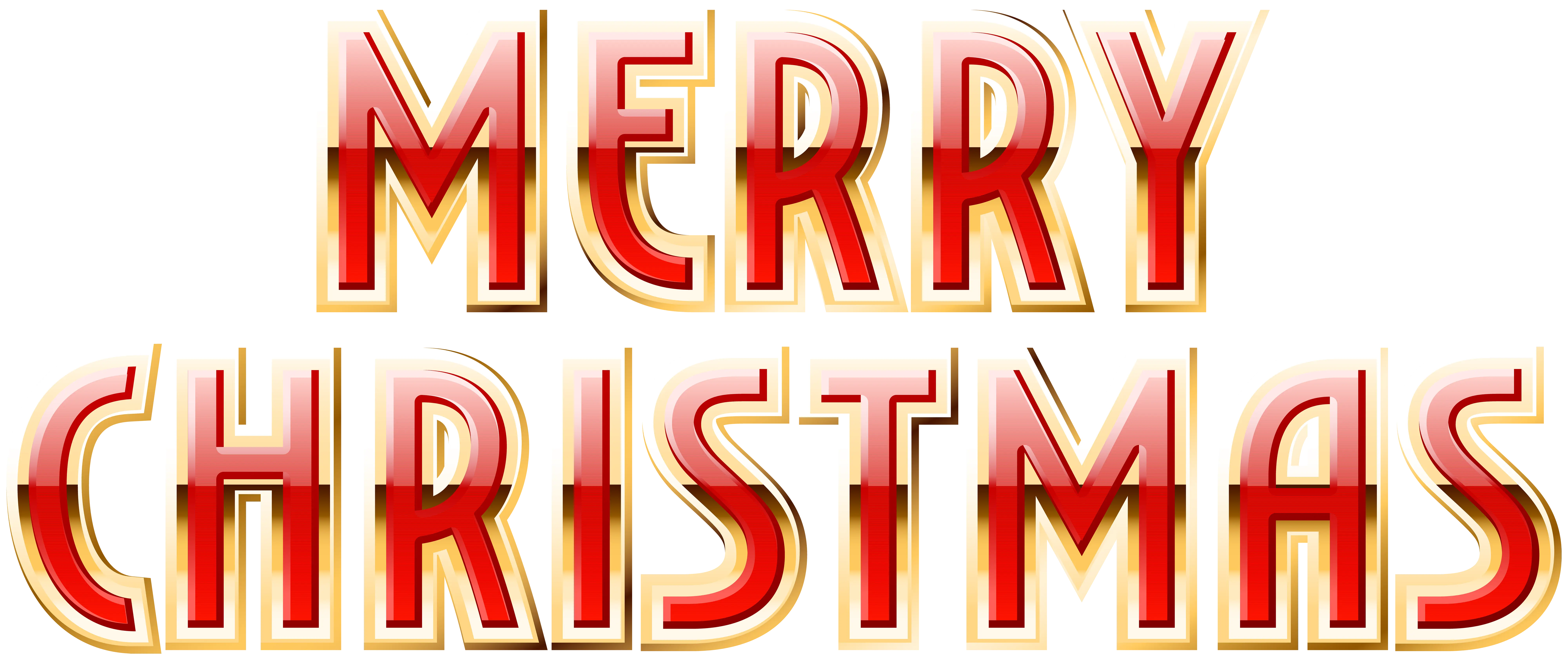 Merry Christmas Greeting Text Design