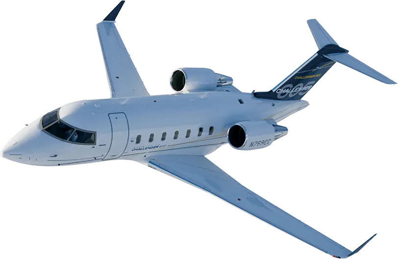 Private Jet Airplane in Flight