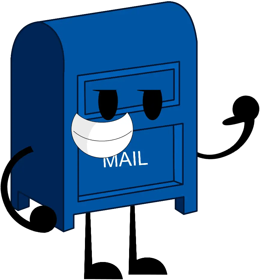 Cartoon Mailbox with Mask