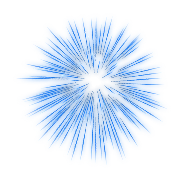 Blue Burst Graphic Effect Illustration