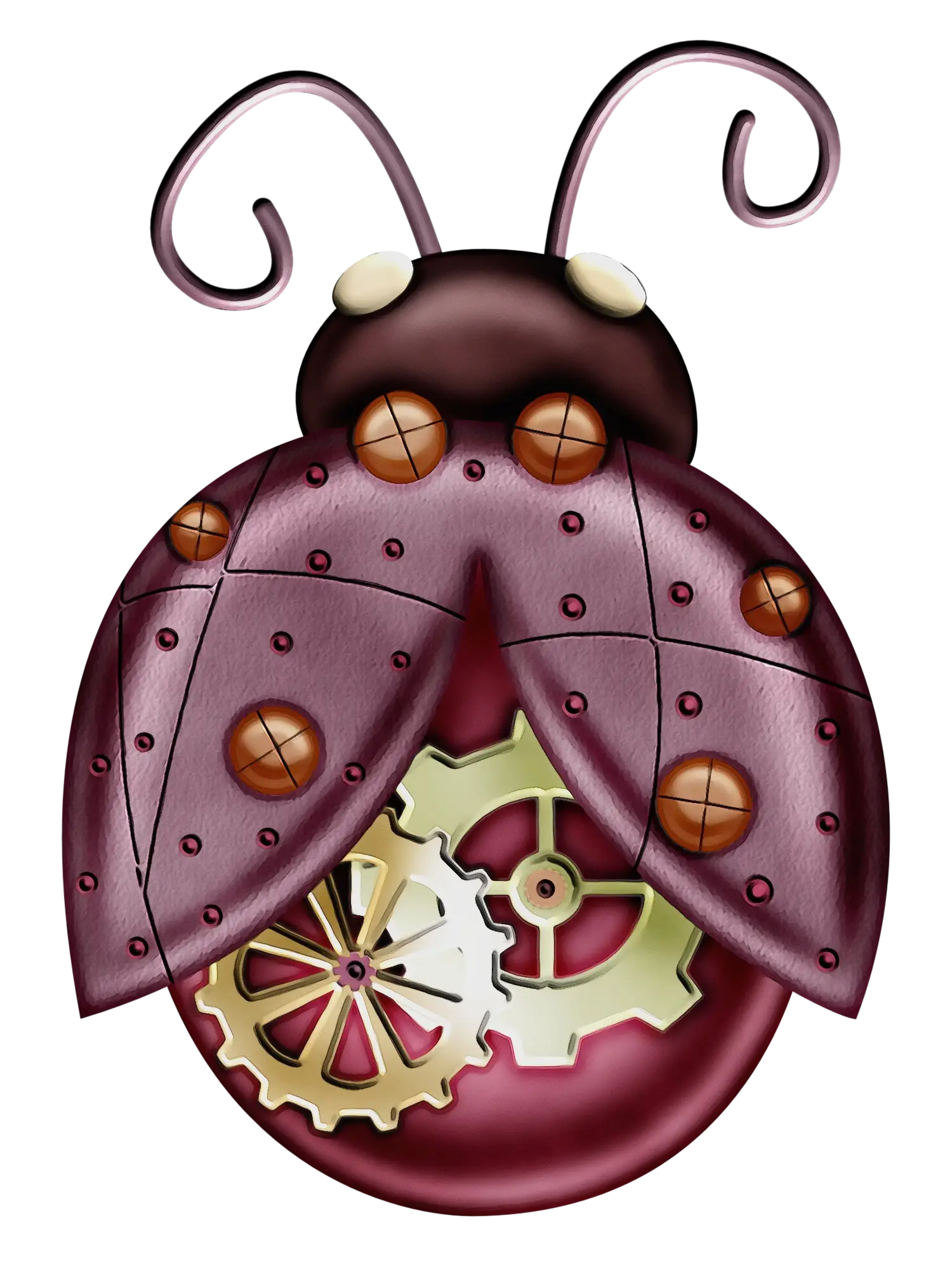 Mechanical Ladybug with Gears