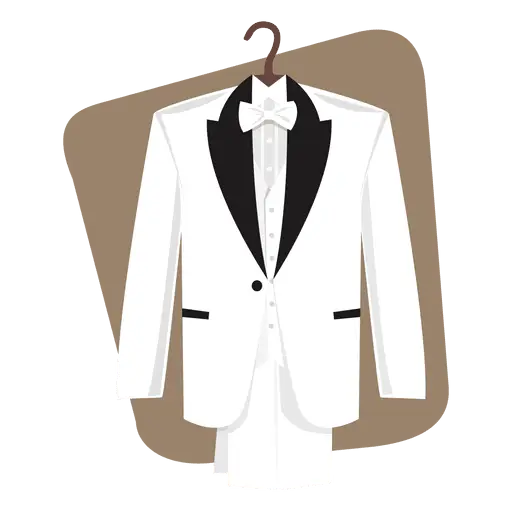 White Suit on Hanger