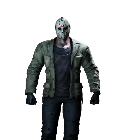 Masked Horror Character in Costume