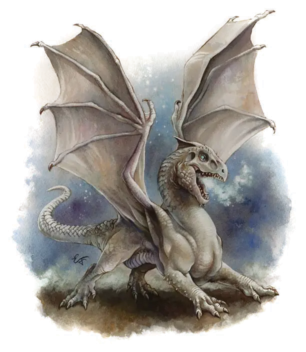 Fantasy Dragon in Mythical Setting
