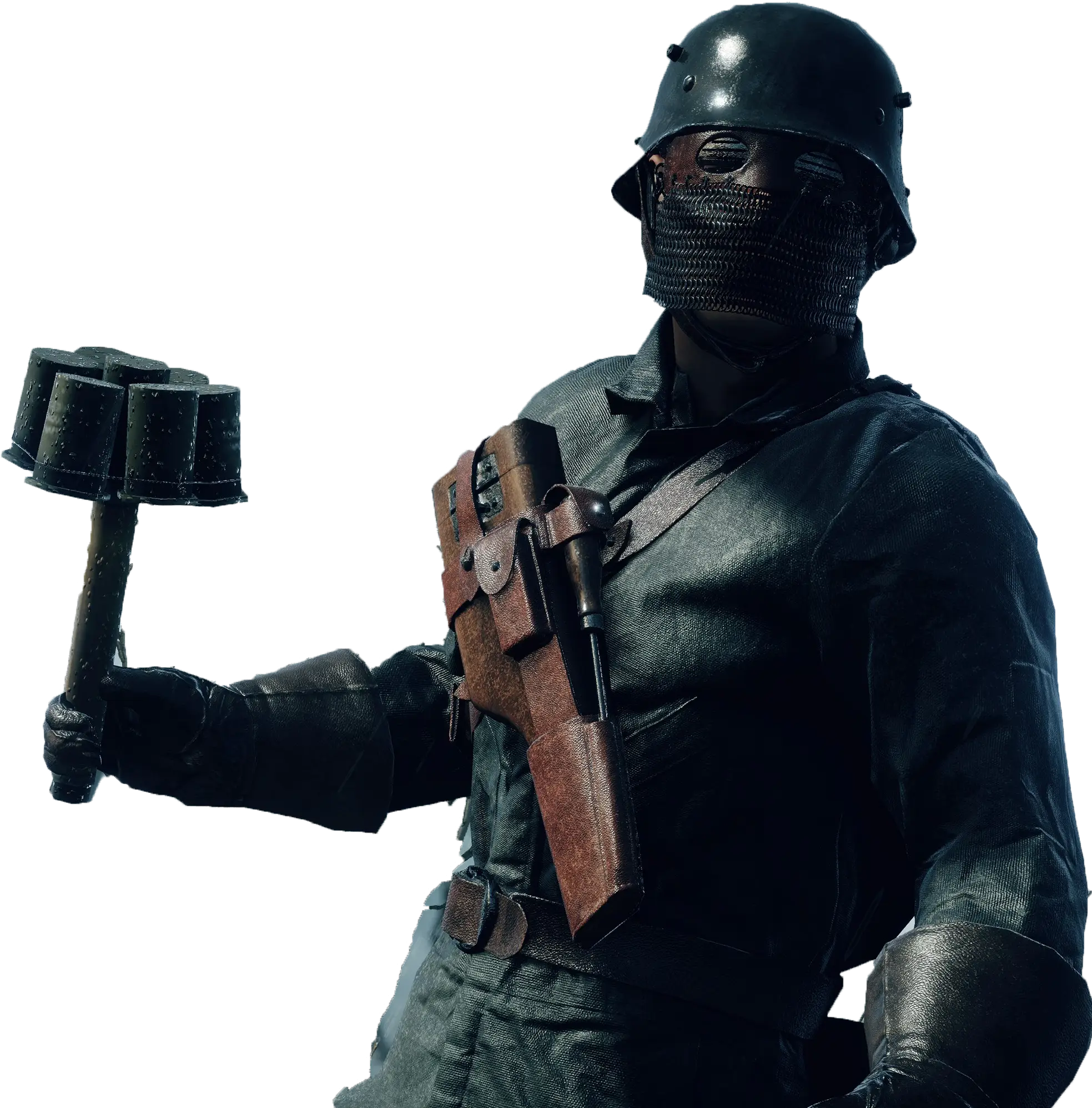 Military Soldier with Weapon