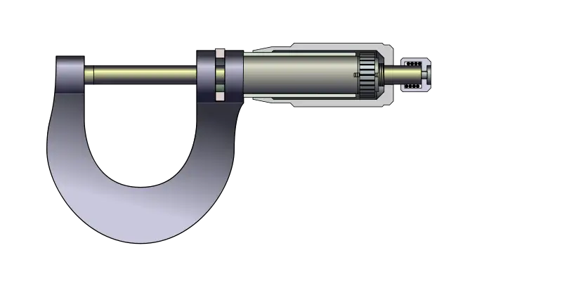 Industrial Micrometer Measurement Tool