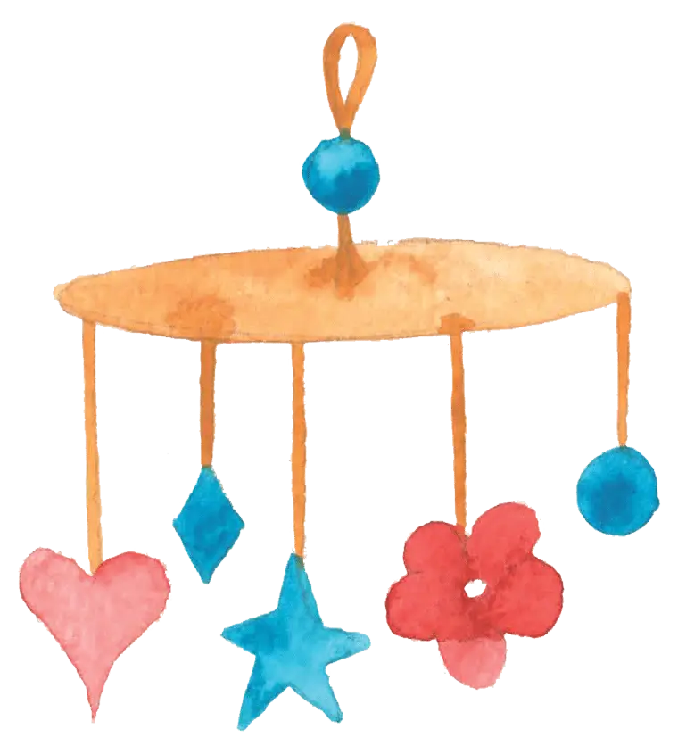 Colorful Hanging Mobile for Nursery