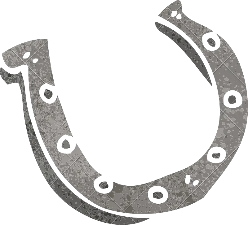 Rustic Horseshoe Illustration