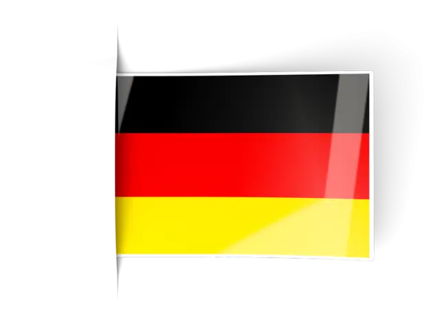 Germany Flag with Black, Red, and Yellow Stripes